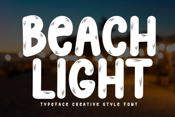 Discover Beach Light: A Handwritten Font for Friendly Designs