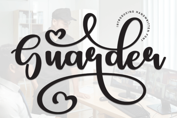Discover Guarder: A Sweet Handwritten Font for Creative Designs