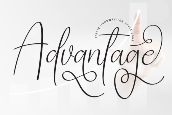 Discover the Elegant Flow of the Advantage Script Font