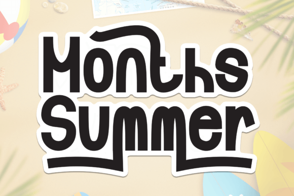 Discovering Months Summer: A Font That Blends Elegance with Modern Appeal