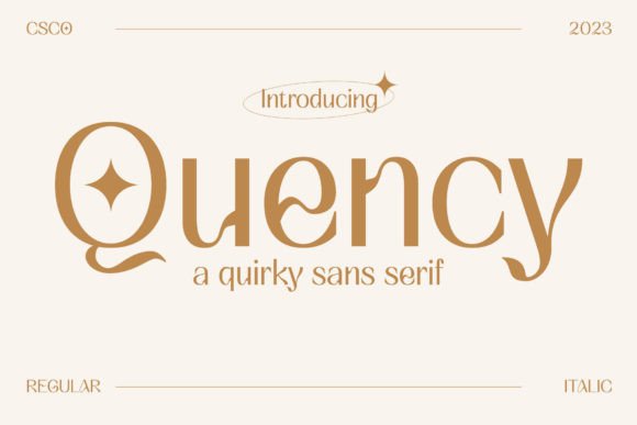 Discovering Quency: A Whimsical Typeface for Modern Design