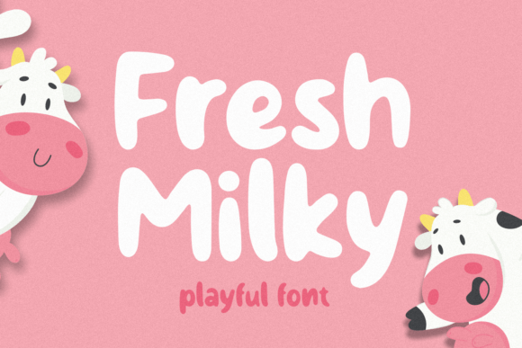 Fresh Milky: A Handwritten Script for Timeless Designs