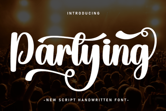 Partying: A Handwritten Font for Elevated Design