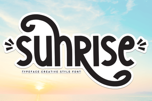 Sunrise: A Modern Handwritten Font for Elegant Design