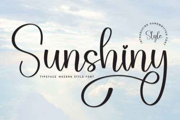 Sunshiny: A Handwritten Font for Timeless Design Projects
